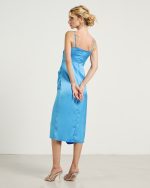 MIDI SATIN DRESS - Image 15