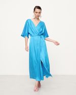 MIDI DRESS SATIN - Image 10