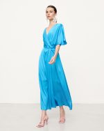 MIDI DRESS SATIN - Image 11