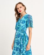 MIDI WRAP DRESS PRINTED - Image 3