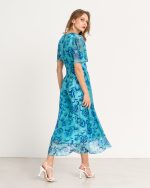 MIDI WRAP DRESS PRINTED - Image 4