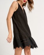 LINEN DRESS SHORT - Image 4