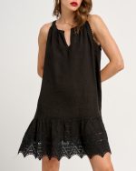 LINEN DRESS SHORT - Image 6