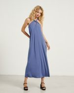 MIDI DRESS CROSS NECK - Image 5