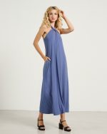 MIDI DRESS CROSS NECK - Image 6