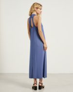 MIDI DRESS CROSS NECK - Image 8