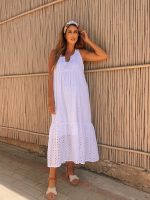 MIDI DRESS FULL CUT WORK