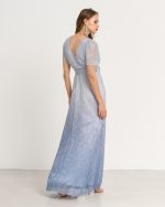 MAXI DRESS PLEATED GLITER - Image 9