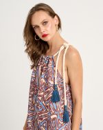 MIDI PRINTED DRESS - Image 3