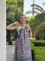 MIDI PRINTED DRESS - Image 4