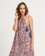 MIDI PRINTED DRESS - Image 6