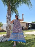 MIDI PRINTED DRESS - Image 8