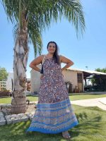 MIDI PRINTED DRESS - Image 9