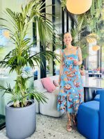 MIDI COTTON PRINTED DRESS - Image 6