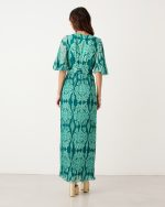 MAXI DRESS PLEATED PRINTED - Image 4