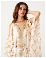 DRESS MAXI CHIFFON EMBROIDERED - Image 3