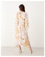 DRESS MAXI CHIFFON EMBROIDERED - Image 5
