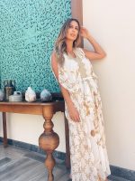 DRESS MAXI CHIFFON EMBROIDERED - Image 6