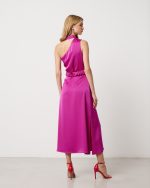 MIDI SATIN DRESS - Image 5