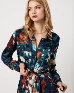 SHIRT DRESS MIDI PRINTED - Image 4