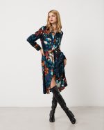 SHIRT DRESS MIDI PRINTED - Image 6