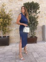MIDI RUCHED DRESS - Image 15
