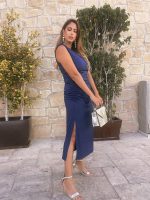 MIDI RUCHED DRESS - Image 17