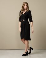 MIDI DRESS CREPE - Image 2
