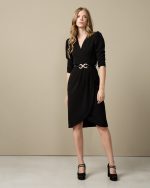 MIDI DRESS CREPE - Image 3