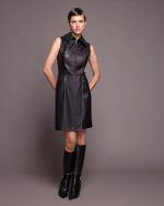 DRESS ECO LEATHER SLEEVELESS - Image 2