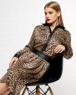 MIDI DRESS ANIMAL PRINT