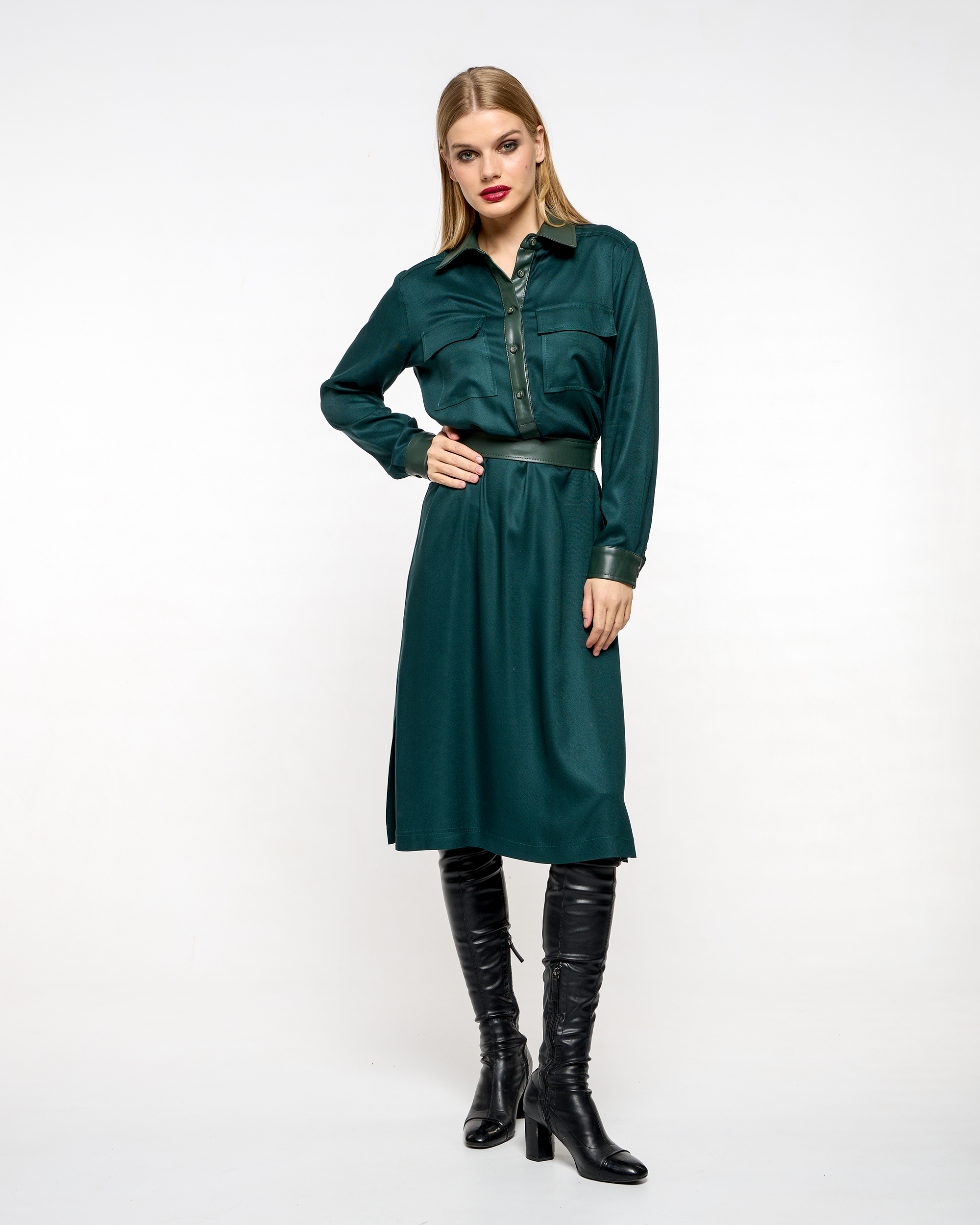 76077A.jpg MIDI DRESS COTTON - Image 1