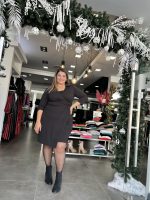 MIDI CROSS FRONT DRESS - Image 3