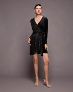 MINI DRESS CROSS FRONT