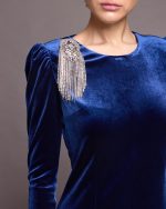 MINI VELVET DRESS - Image 10