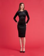 VELVET DRESS RHINESTONES - Image 3