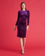VELVET DRESS RHINESTONES - Image 9