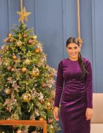 VELVET DRESS RHINESTONES - Image 11