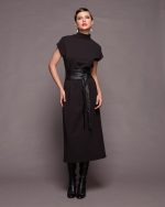 MIDI DRESS SHORT SLEEVE