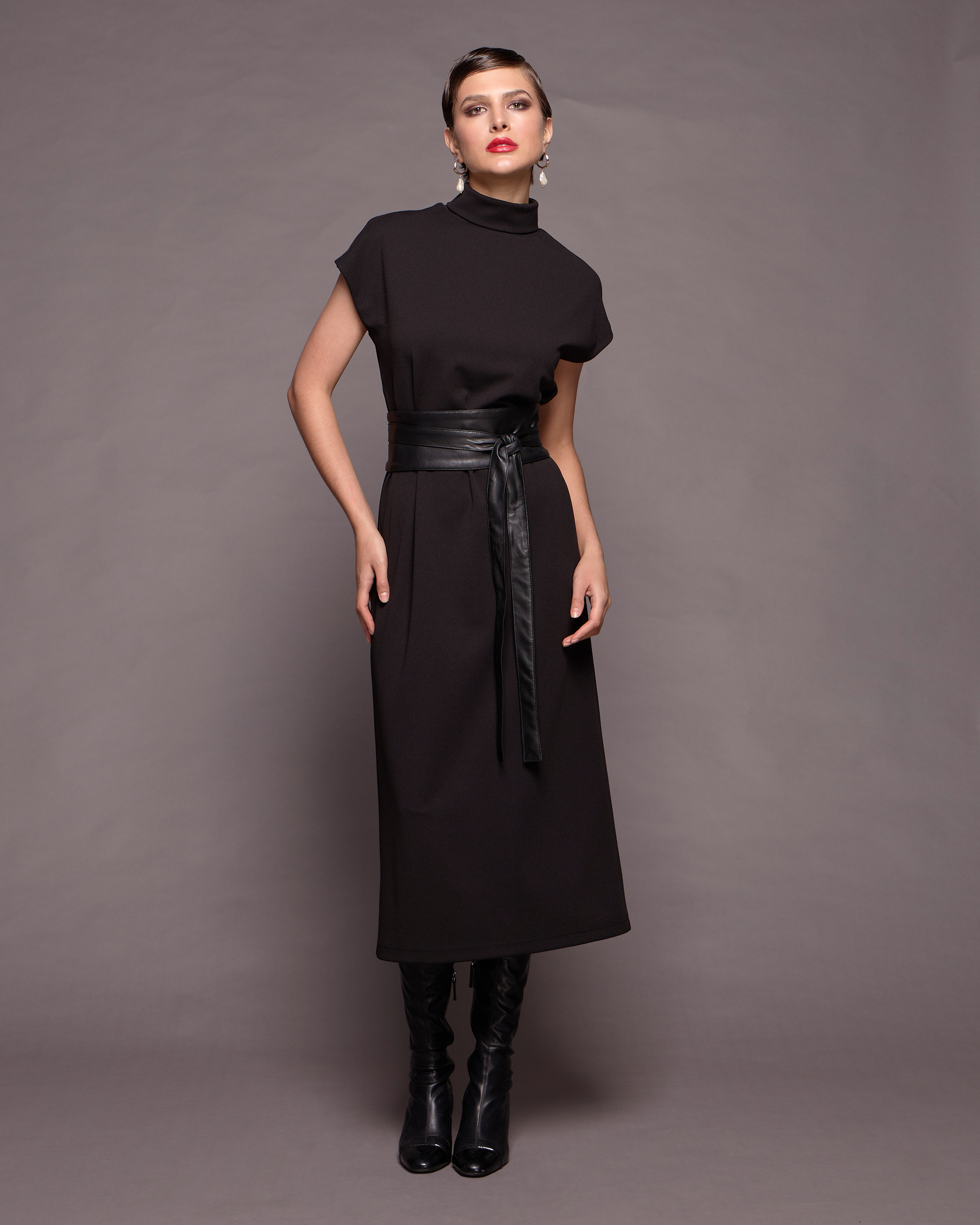 76105.jpg MIDI DRESS SHORT SLEEVE - Image 1
