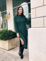 MIDI DRESS KNITTED