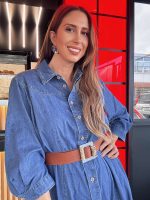 MIDI SHIRT DRESS JEAN TENCEL - Image 3