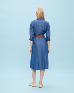 MIDI SHIRT DRESS JEAN TENCEL - Image 5