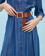 MIDI SHIRT DRESS JEAN TENCEL - Image 6