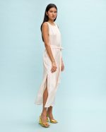EMBOSSED MIDI DRESS - Image 8