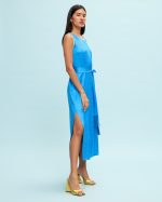 EMBOSSED MIDI DRESS - Image 11