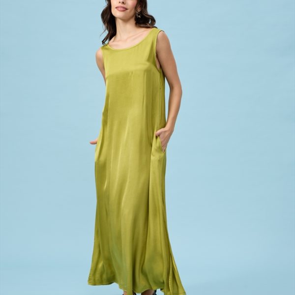 LONG DRESS CUPRO