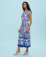 MIDI DRESS WRAP PRINTED - Image 3