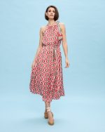 MIDI DRESS PRINTED
