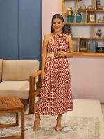 MIDI DRESS PRINTED - Image 6
